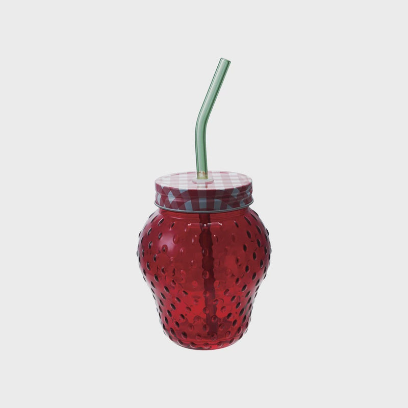 Strawb Cup w Lid