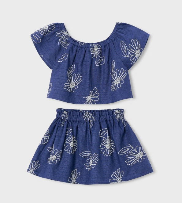 Embroidered Girls Set