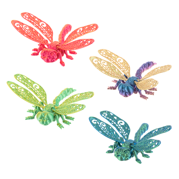 Shimmer Dragonflies 4"