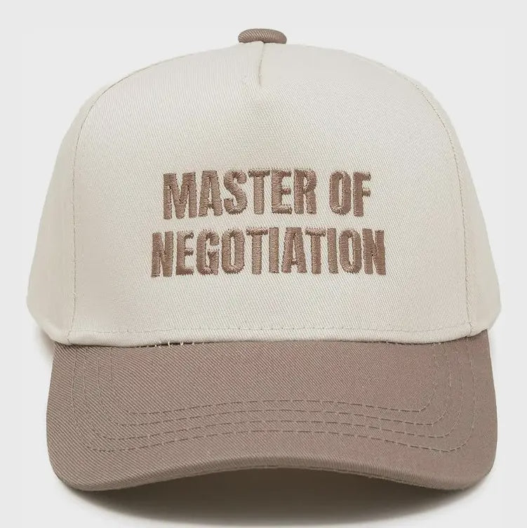 Master of Negotiation Hat