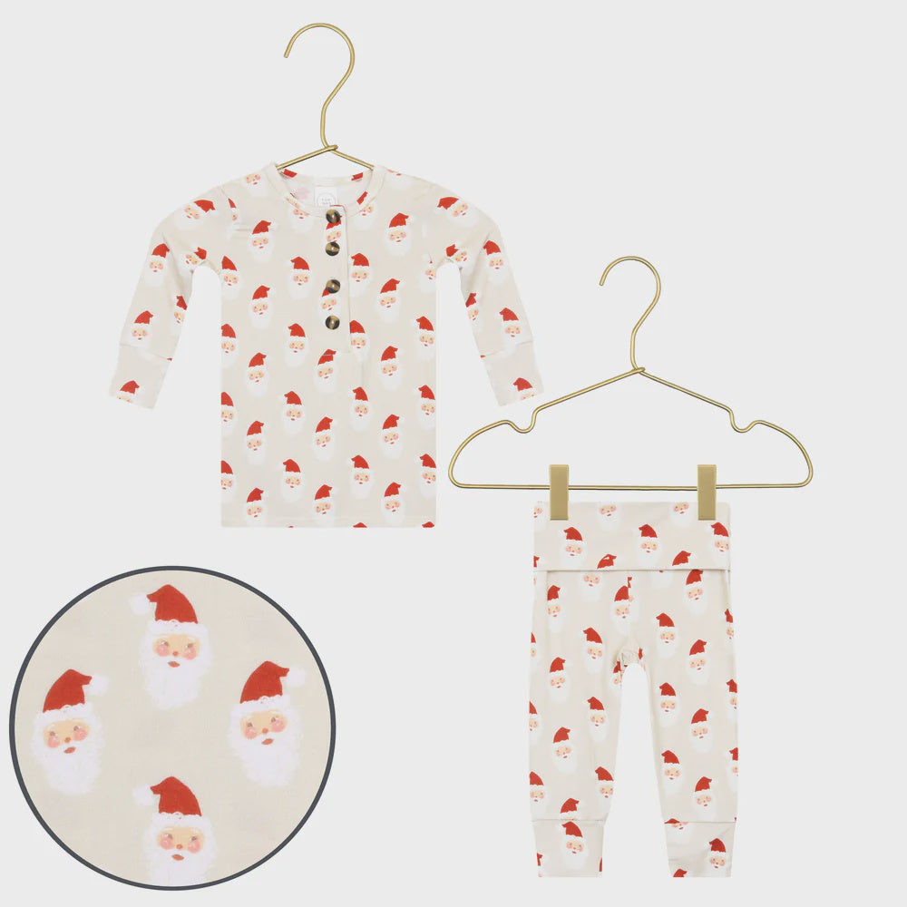 Santa Top + Bottom Set