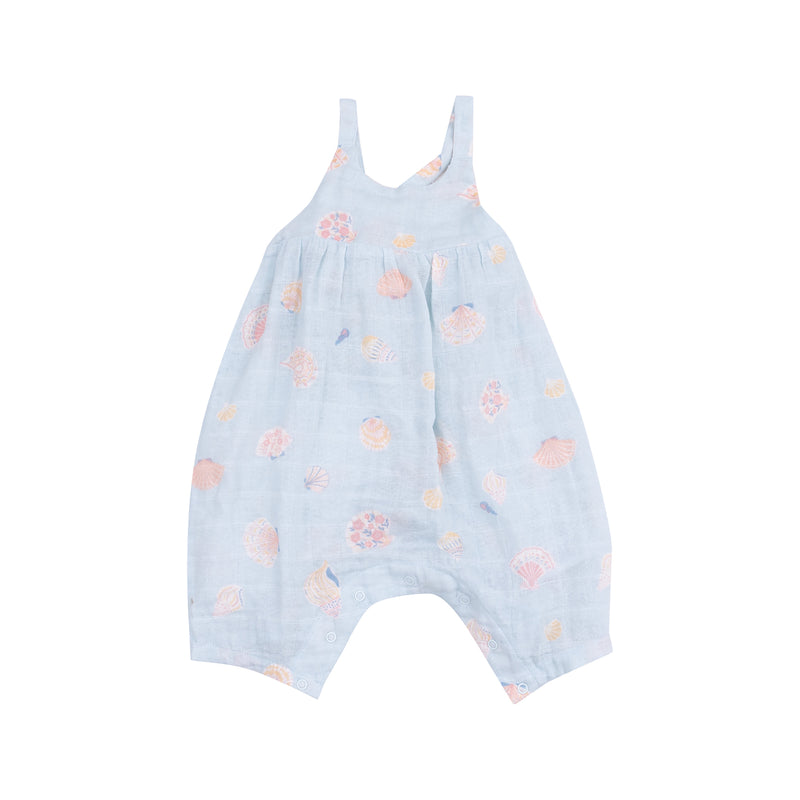 Seashells Tie Back Romper