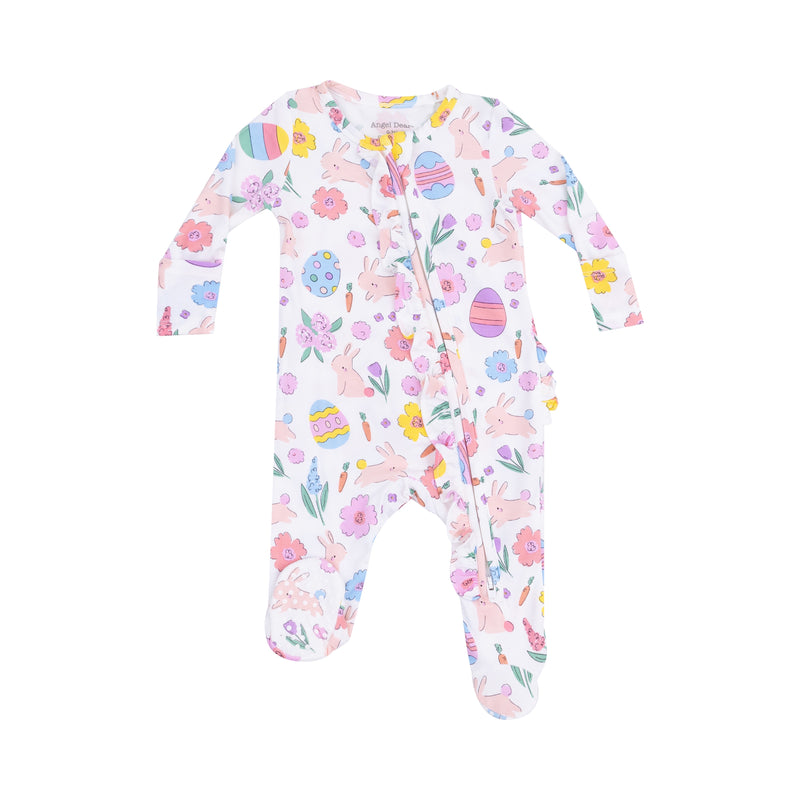 Easter Bunny Ruffle Footie