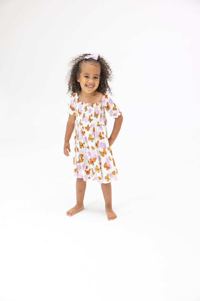 Monarch Puff Sleeve Dress