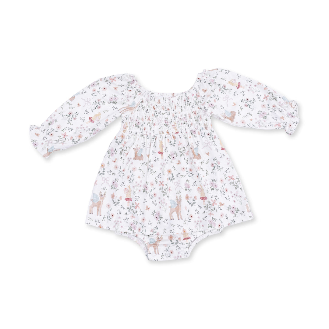 Woodland Smocked Romper