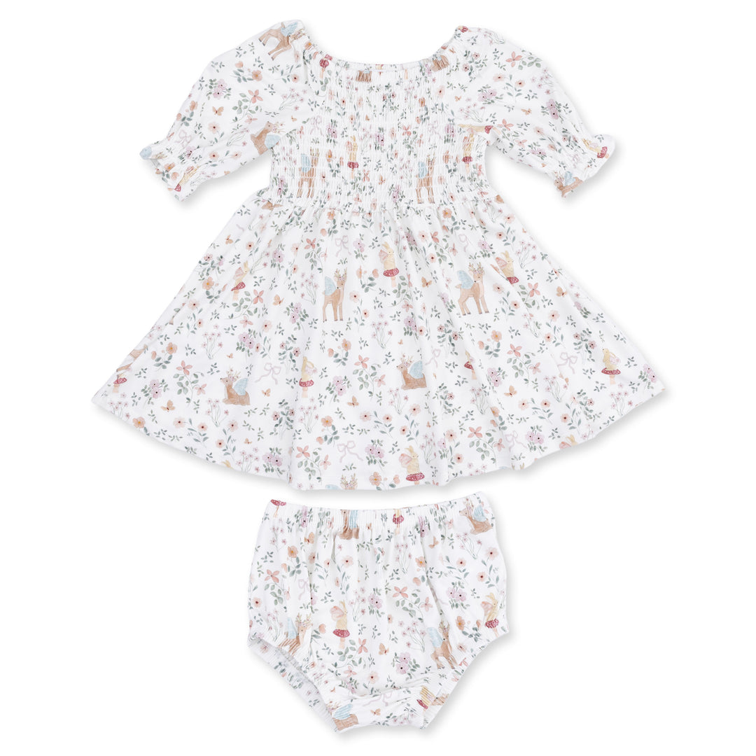 Woodland Smocked Dress
