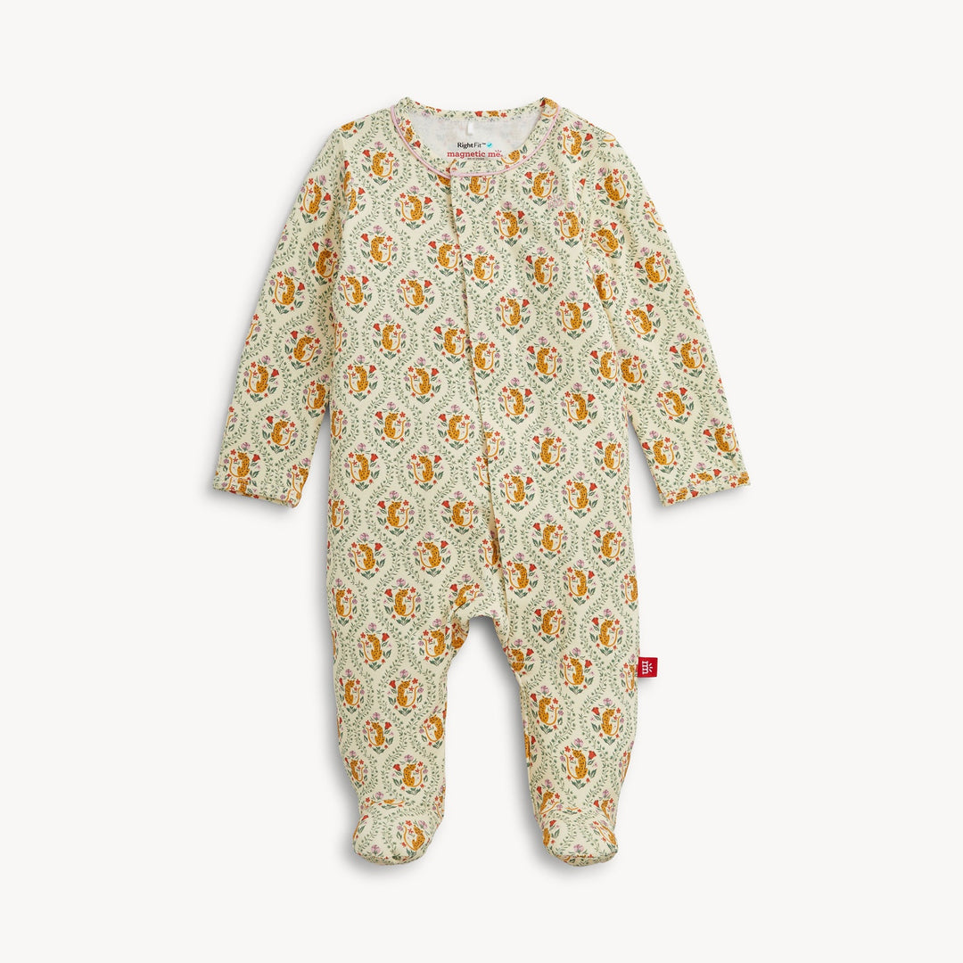 Fleur Ruffle Footie