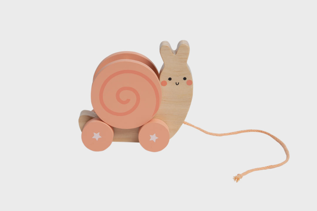 Snail Wooden Pull Toy