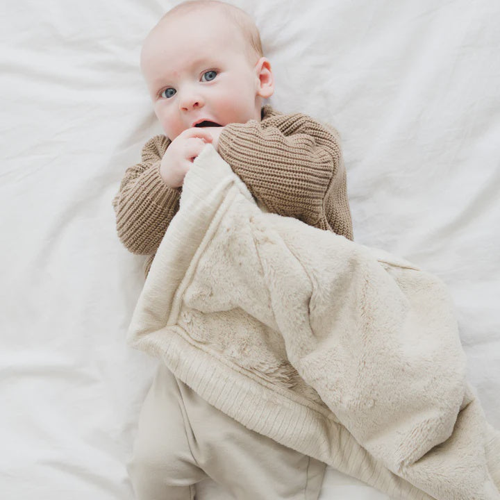 Lush Mini Blanket in Buttermilk