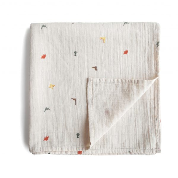Dinosaurs Muslin Swaddle