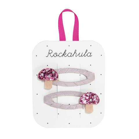 Little Toadstool Glitter Clips