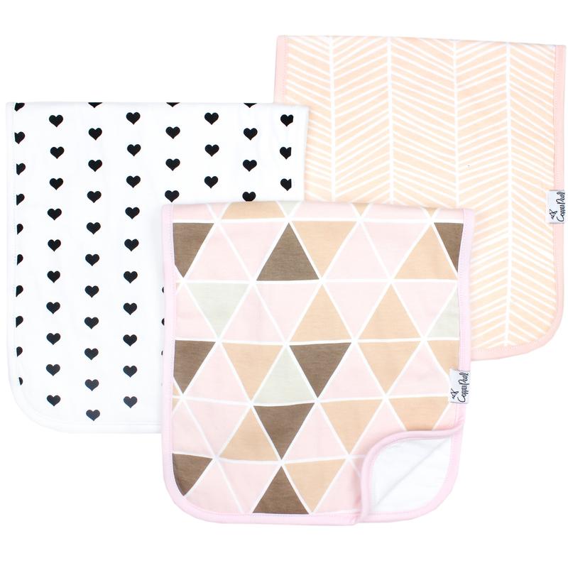 Blush Burp Cloth