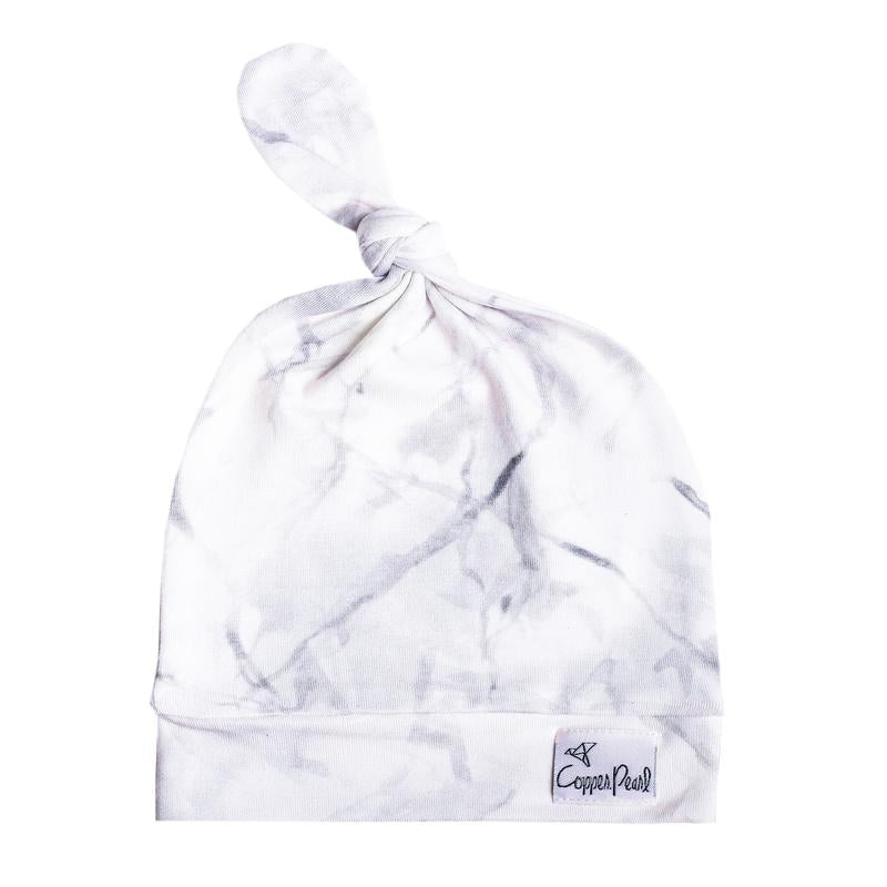 Marble Top Knot Hat