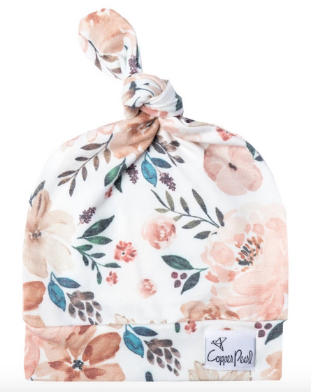 Autumn Top Knot Hat